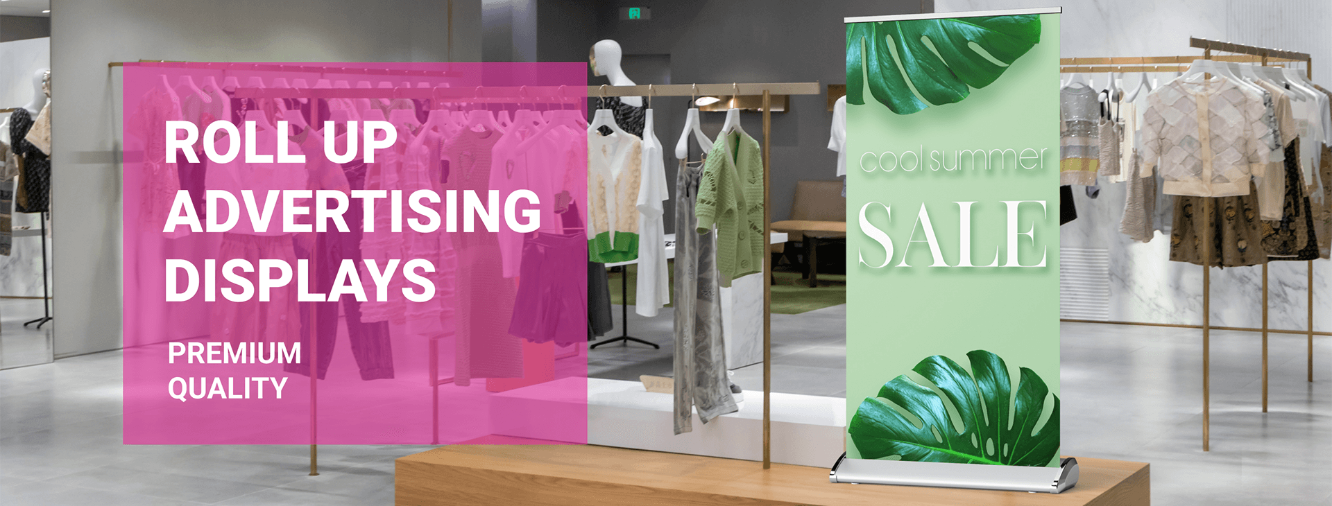 ROLL UP ADVERTISING DISPLAYS